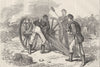 VIRGINIA. Civil War. Chancellorsville c1880 old antique vintage print picture