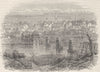 VIRGINIA. Civil War. Fredericksburg  c1880 old antique vintage print picture