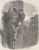 USA. Civil War. Escape of Morgan c1880 old antique vintage print picture