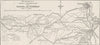 Confederate Retreat. Richmond, Petersburg c1880 old antique map plan chart