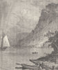 NEW YORK. American River scenery. Hudson c1880 old antique print picture
