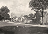 OXON. Sutton Courtenay 1897 old antique vintage print picture
