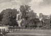 OXON. Radley Church, Park 1897 old antique vintage print picture