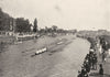 OXON. Oxford Eights. last spurt for bump 1897 old antique print picture
