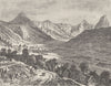 PUY-DE-DÔME. Introduction. Sancy(Mont-Dore) 1881 old antique print picture