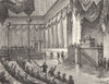 FRANCE. Introduction. Séance de Convention 1881 old antique print picture