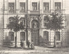 PARIS. Hotel Societe Geographie, (Ed Leudiere, ) 1881 old antique print