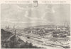 SAÔNE-LOIRE. Le Creusot 1881 old antique vintage print picture