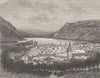 AIN. De Nantua 1881 old antique vintage print picture