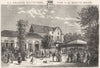 ALLIER. Vichy 1881 old antique vintage print picture