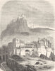 SISTERON. Basses. Chateau 1881 old antique vintage print picture