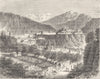 HAUTES ALPES. Murailles Vaudois, Pentree Vallouise 1881 old antique print