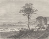 ALPES-MARITIMES. Menton 1881 old antique vintage print picture
