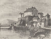 ARDECHE. Tournon 1881 old antique vintage print picture