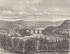 ARDECHE. Givet 1881 old antique vintage print picture
