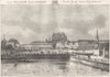 AUBE. Troyes 1881 old antique vintage print picture