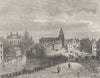 AUBE. Arcis-sur  1881 old antique vintage print picture