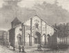 FRANCE. Charente. Eglise de Ruffec 1881 old antique vintage print picture