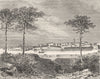 CHARENTE-MARITIME. Inferieure. Royan 1881 old antique vintage print picture