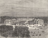 ROCHEFORT. Charente-Inferieure. Hopital maritime 1881 old antique print