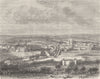 CORREZE. Ussel 1881 old antique vintage print picture