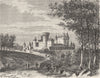CORRÈZE. Correze. Chateau de Pompadour 1881 old antique vintage print picture