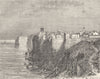 CORSICA-DU-SUD. Bonifacio 1881 old antique vintage print picture