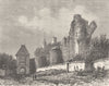CÔTE-D'OR. Cote. Châtillon-sur-Seine 1881 old antique vintage print picture