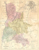 DRÔME. Departement de Drome; plan Valence 1881 old antique map chart