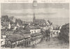 EURE-LOIR. Chartres 1881 old antique vintage print picture