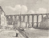 BRITTANY. Finistere. Morlaix 1881 old antique vintage print picture