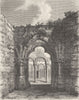 HAUTE-GARONNE. St-Bertrand-de-Comminges 1881 old antique vintage print picture