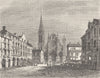 GIRONDE. Bazas 1881 old antique vintage print picture