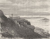 ILLE-VILAINE. Tombeau de Chateaubriand 1881 old antique vintage print picture