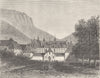 ISÈRE. Isere. Grande-Chartreuse 1881 old antique vintage print picture