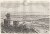 JURA. Lons-Le-Saunier 1881 old antique vintage print picture