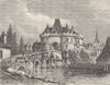LOIR-CHER. Porte de jail Vendome 1881 old antique vintage print picture