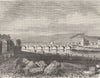LOIRE. Roanne 1882 old antique vintage print picture