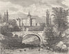 ROCHE LAMBERT. Chateau Roche-Lambert(Borne) 1882 old antique print picture