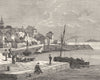 LOIRE-ATLANTIQUE. Inferieure. de Paimboeuf 1882 old print picture