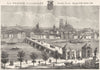 LOIRET. Orleans 1882 old antique vintage print picture