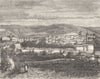 LOT. Lot. Figeac 1882 old antique vintage print picture