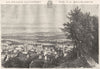 LOT-ET-GARONNE. Agen 1882 old antique vintage print picture
