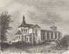 LOT-ET-GARONNE. Eglise de Moirax 1882 old antique vintage print picture