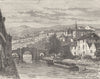 LOT-ET-GARONNE. Le Vieux Nerac 1882 old antique vintage print picture