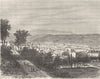 LOZERE. Marvejols 1882 old antique vintage print picture