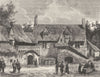MAINE-LOIRE. de Plessis-Mace 1882 old antique vintage print picture