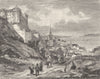 MAINE-LOIRE. de Saumur 1882 old antique vintage print picture