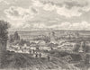 MEURTHE-MOSELLE. Toul 1882 old antique vintage print picture