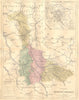 MEURTHE-MOSELLE. Departement de; Nancy 1882 old antique vintage map plan chart